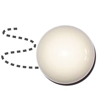 2" Crazy Cue Ball