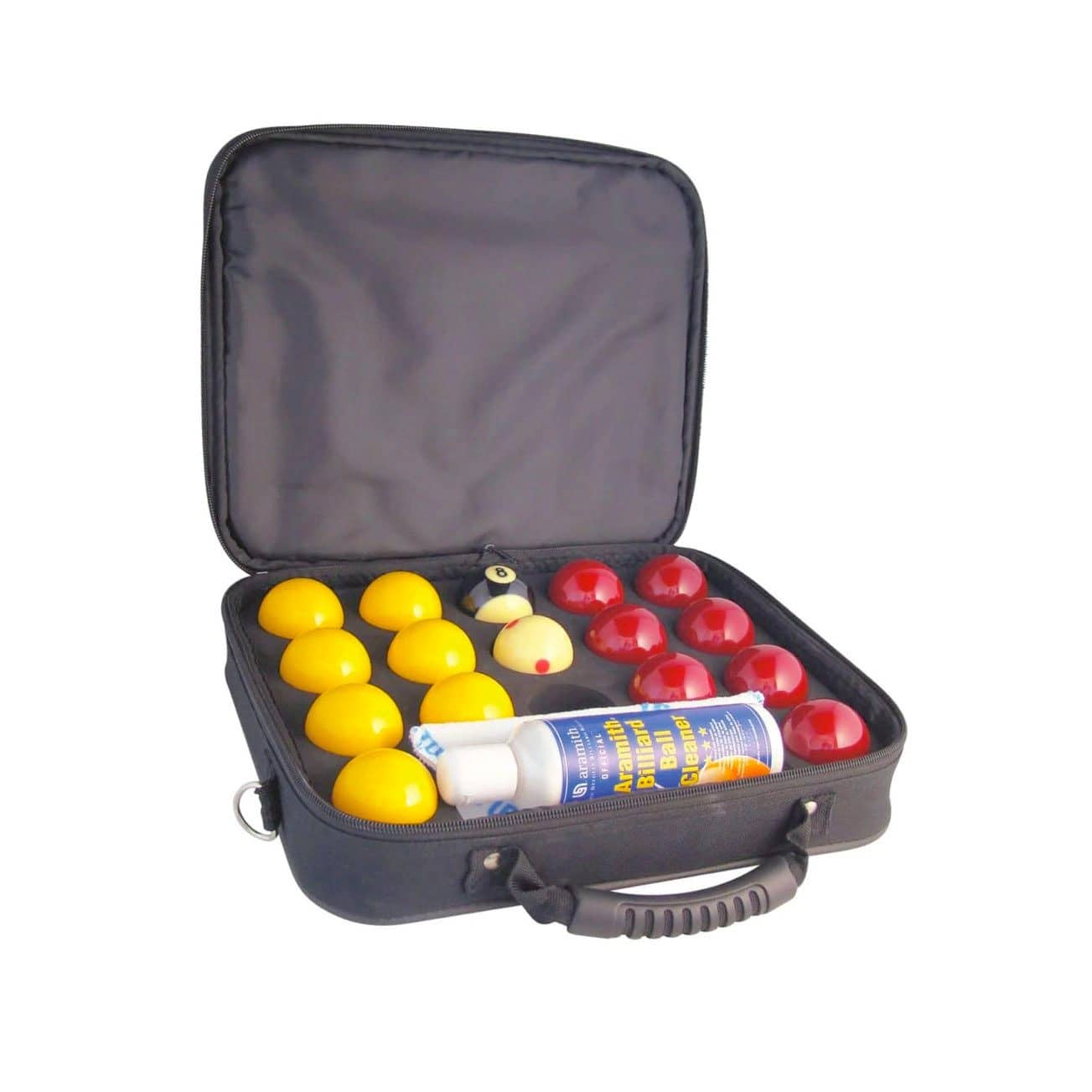 Aramith English Pool Balls with Case