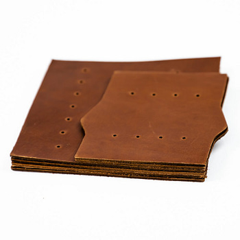 Billiards Leather Deluxe Pockets Brown