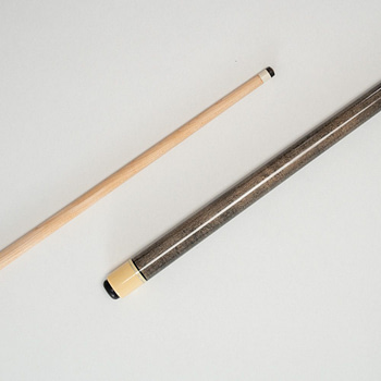 Dyed Maple Grey Pool Cue
