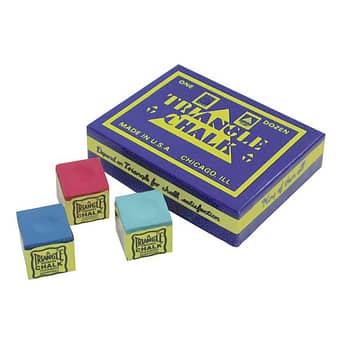 Billiard Chalk - Triangle (Box of 12 cubes)