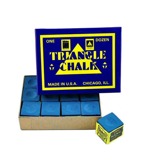 Snooker Cue CHALK TRIANGLE Blue
